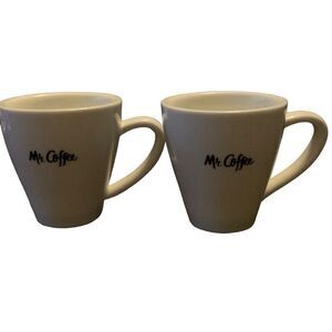 Vintage Mr. Coffee Ceramic Mug Espresso Cappuccino Latte Coffee Lot of 2